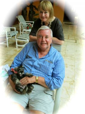 Dorianne and John Venator with puppy, Vallodolid, Mexico – Best Places In The World To Retire – International Living